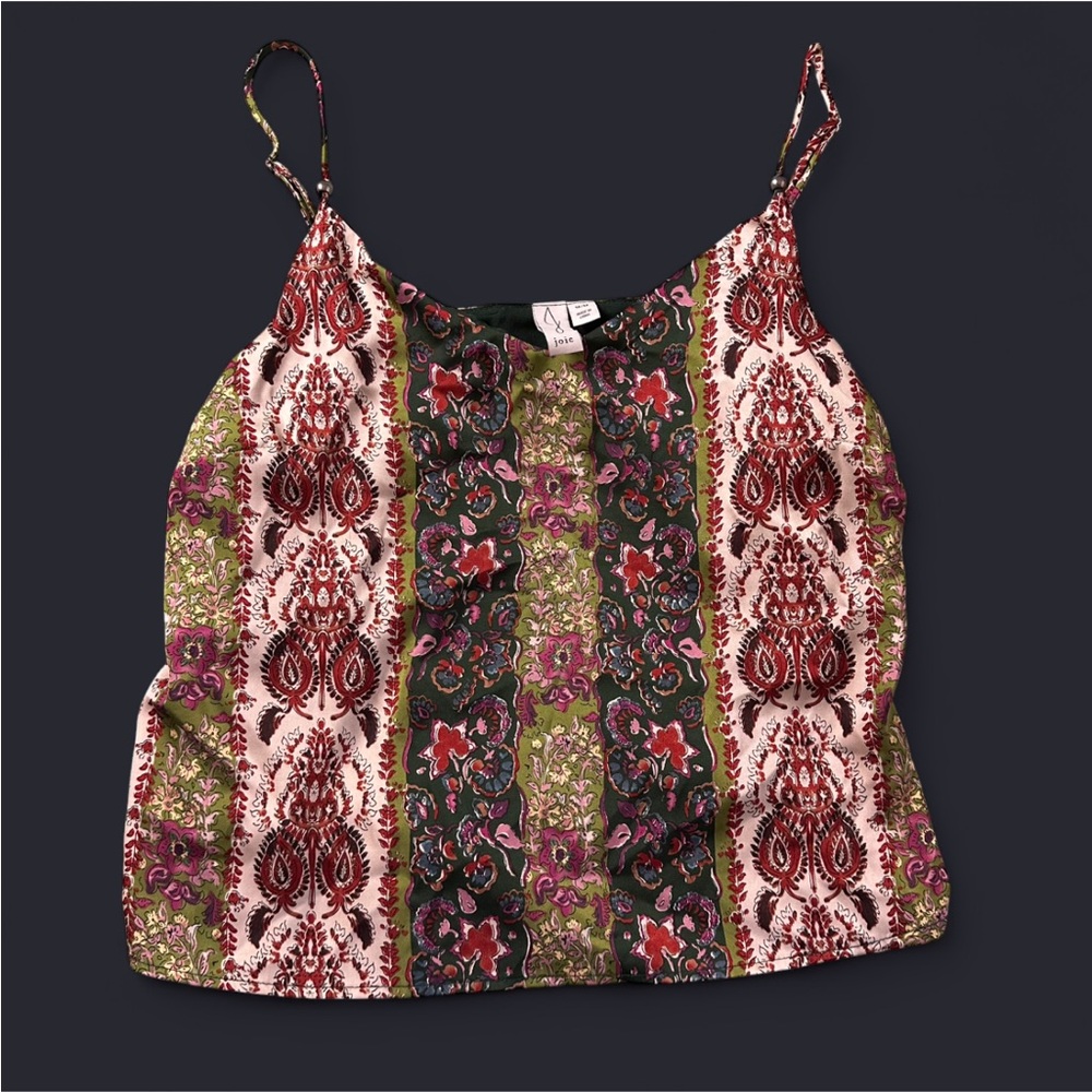 Joie multi-coloured floral print cami top